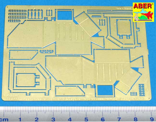 ドイツ パンター G型 & ヤークトパンター用 後部雑具箱 1944年4月生産型 エッチング (アベール 1/35 AFV用エッチングパーツ No.35A117) 商品画像_1