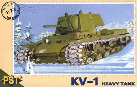 ロシア KV-1 重戦車 1939年型 プラモデル (PST 1/72 AFVモデル No.72012) 商品画像