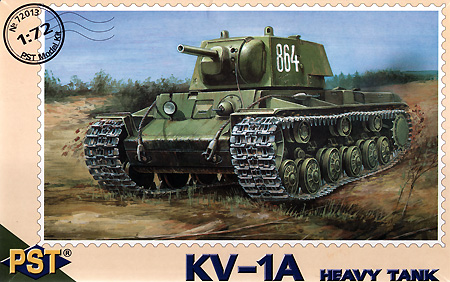 ロシア KV-1A 重戦車 1940年型 プラモデル (PST 1/72 AFVモデル No.72013) 商品画像