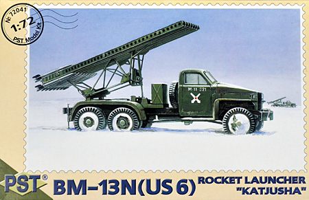 ロシア BM-13N カチューシャ スチュードベイカー US6車台 プラモデル (PST 1/72 AFVモデル No.72041) 商品画像