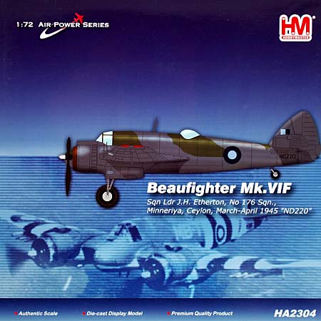 ボーファイター Mk.6F 南太平洋戦線 完成品 (ホビーマスター 1/72 エアパワー シリーズ （レシプロ） No.HA2304) 商品画像