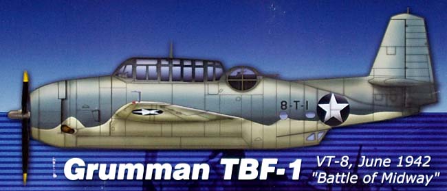 TBF-1 アヴェンジャー VT-8 ミッドウェイ海戦 1942年6月 完成品 (ホビーマスター 1/72 エアパワー シリーズ （レシプロ） No.HA1214) 商品画像_1