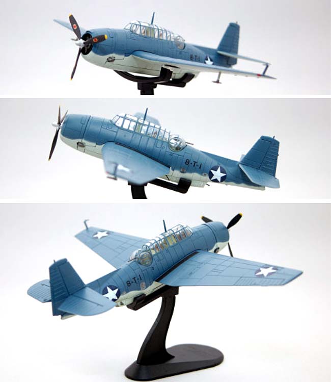 TBF-1 アヴェンジャー VT-8 ミッドウェイ海戦 1942年6月 完成品 (ホビーマスター 1/72 エアパワー シリーズ （レシプロ） No.HA1214) 商品画像_2