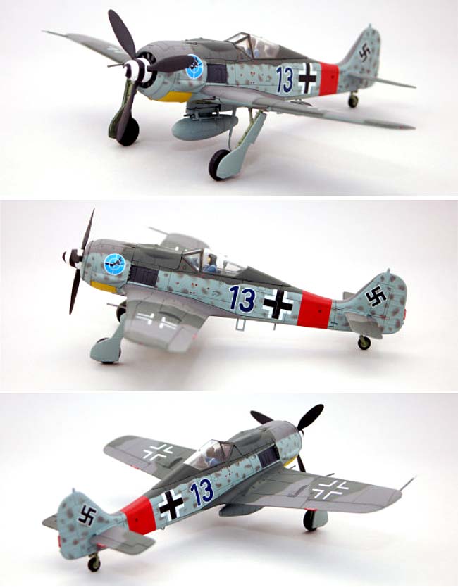 フォッケウルフ Fw190A-8 JG300 ビルデ・ザウ 完成品 (ホビーマスター 1/48 エアパワー シリーズ （レシプロ） No.HA7401) 商品画像_2