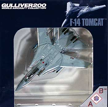 F-14B トムキャット VF-102 ダイヤモンドバックス AB102 (2000年) 完成品 (ワールド・エアクラフト・コレクション 1/200スケール ダイキャストモデルシリーズ No.22069) 商品画像