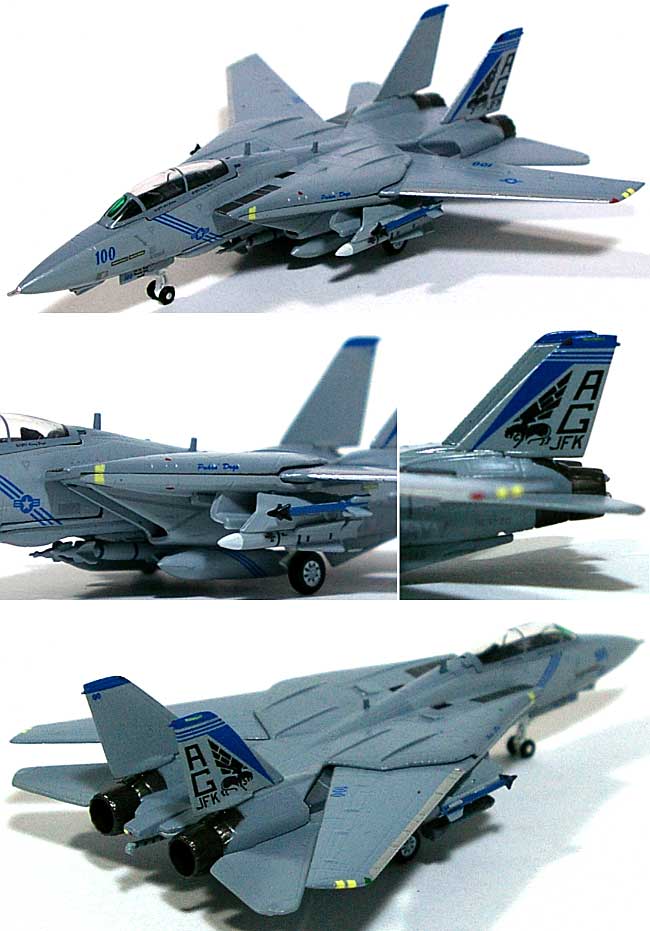 F-14B トムキャット VF-143 ピューキンドッグス AG100 (2003年) 完成品 (ワールド・エアクラフト・コレクション 1/200スケール ダイキャストモデルシリーズ No.22070) 商品画像_1