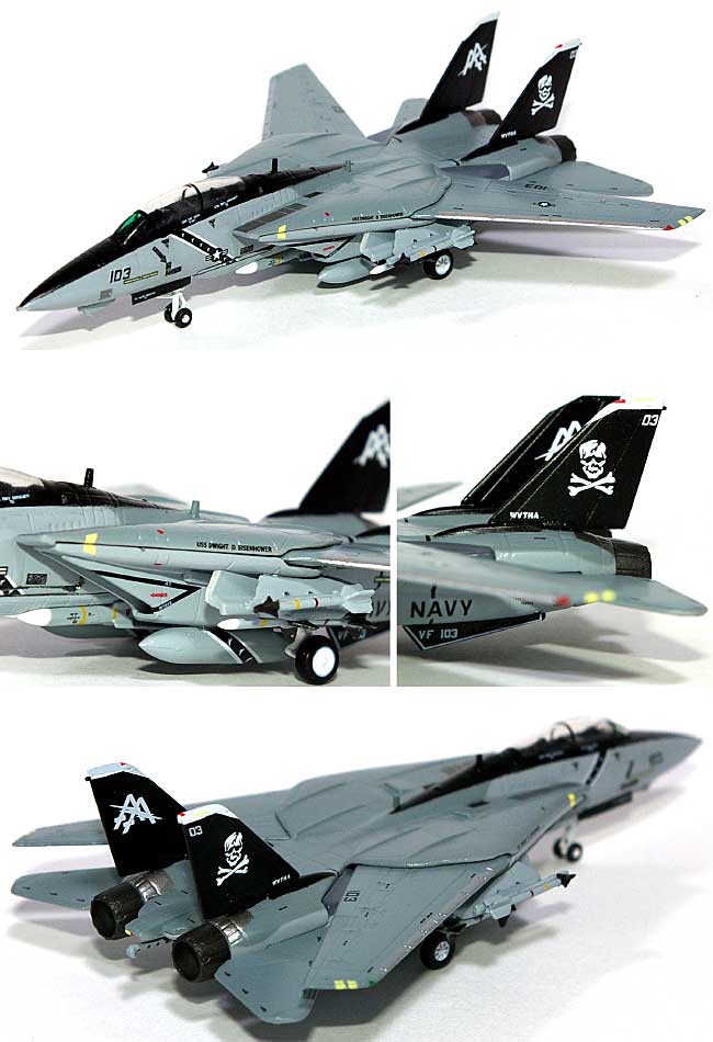 F-14B トムキャット VF-103 ジョリーロジャース AA103 1997年 完成品 (ワールド・エアクラフト・コレクション 1/200スケール ダイキャストモデルシリーズ No.22071) 商品画像_1