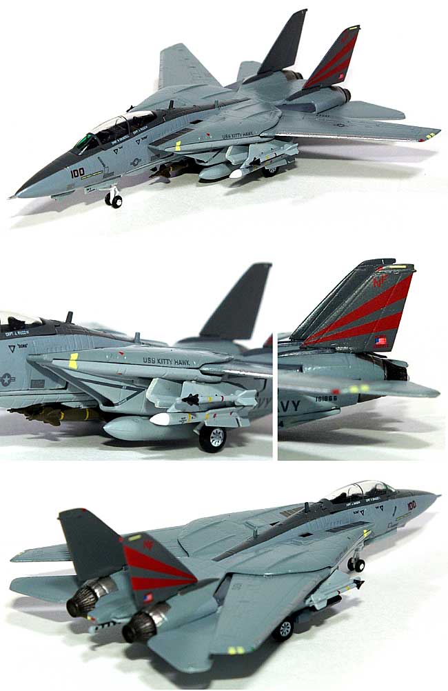 F-14A トムキャット VF-154 ブラックナイツ NF100 2003年 完成品 (ワールド・エアクラフト・コレクション 1/200スケール ダイキャストモデルシリーズ No.22072) 商品画像_1