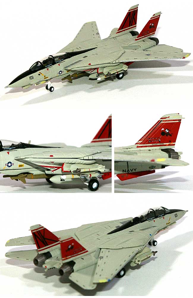 F-14D トムキャット アメリカ海軍 VF-31 トムキャッターズ NK101 完成品 (ホーガンウイングス M-SERIES No.6696) 商品画像_1