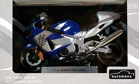 スズキ GSX1300R ハヤブサ (ブルー) 完成品 (アオシマ 1/12 完成品バイクシリーズ No.0079904) 商品画像