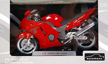 ホンダ CBR1100XX スーパーブラックバード (レッド) 完成品 (アオシマ 1/12 完成品バイクシリーズ No.0079942) 商品画像