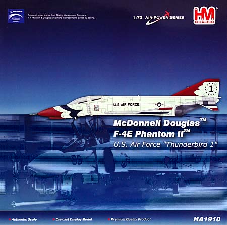 F-4E ファントム 2 サンダーバーズ 完成品 (ホビーマスター 1/72 エアパワー シリーズ （ジェット） No.HA1910) 商品画像