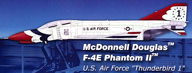 F-4E ファントム 2 サンダーバーズ 完成品 (ホビーマスター 1/72 エアパワー シリーズ （ジェット） No.HA1910) 商品画像_1