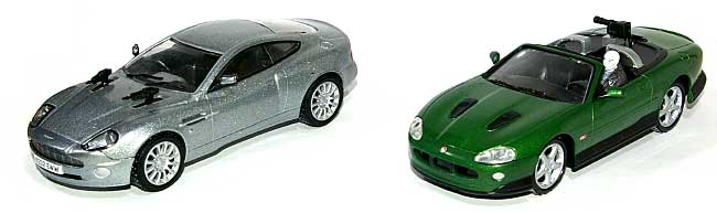 007 ピアース・ブロスナン期セット (アストン・マーチン ヴァンキッシュ V12 / ジャガー XKR) ミニカー (コーギー 007 James Bond (ジェームスボンド) No.CC93986) 商品画像_1