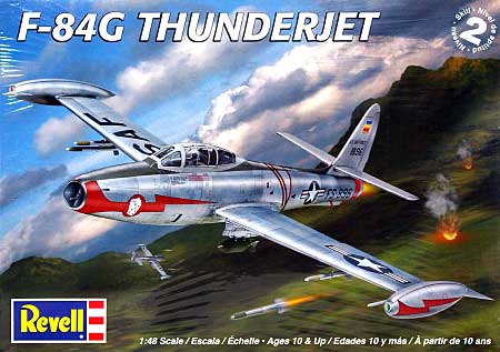 Ｆ-84Ｇ サンダージェット プラモデル (Revell 1/48 飛行機モデル No.05481) 商品画像