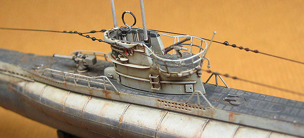 ドイツ海軍 潜水艦 Uボート タイプ 7C プラモデル (AFV CLUB 1/350 潜水艦 No.SE73503) 商品画像_4