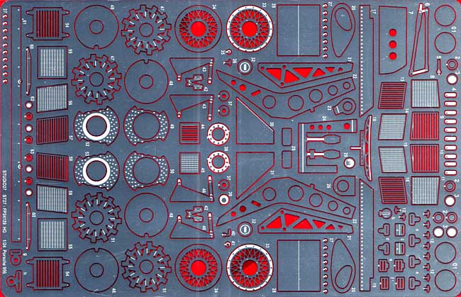 ポルシェ 956 HG グレードアップパーツ エッチング (スタジオ27 ツーリングカー/GTカー デティールアップパーツ No.FP24129HG) 商品画像_1