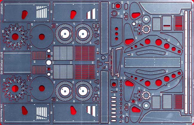 ポルシェ 962C HG グレードアップパーツ エッチング (スタジオ27 ツーリングカー/GTカー デティールアップパーツ No.FP24130HG) 商品画像_1