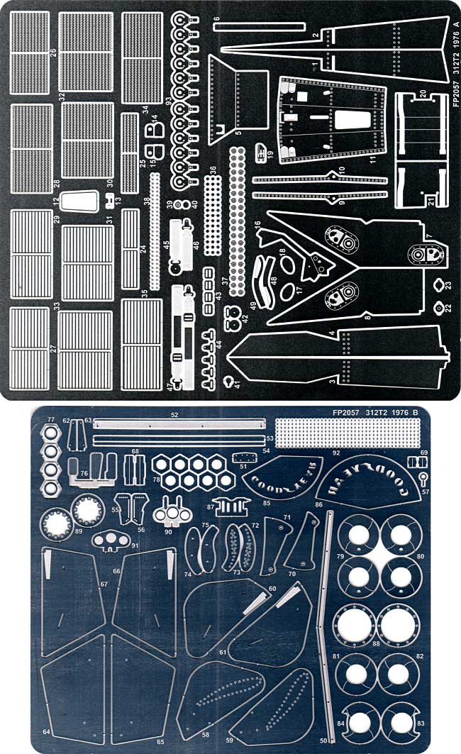 フェラーリ 312T2 グレードアップパーツ エッチング (スタジオ27 F-1 ディテールアップパーツ No.FP2057) 商品画像_1