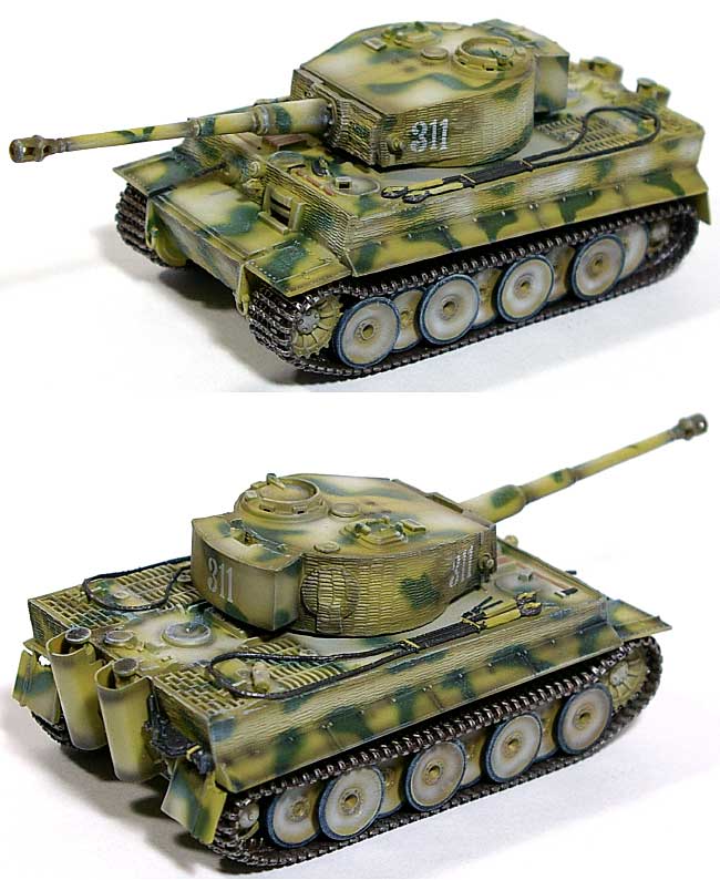Sd.Kfz.181 Ausf.E ティーガー 1 中期型 w/ツィメリット 第509重戦車大隊 第3中隊 東部戦線 1944年 完成品 (サイバーホビー 1/72 ドラゴンアーマー バリュープラス （DRAGON ARMOR VALUE ＋） No.62001) 商品画像_1