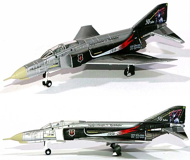 F-4F ファントム2 ドイツ空軍 第71戦闘航空団 創設50周年記念 リヒトフォーフェン 完成品 (ヘルパ herpa Wings （ヘルパ ウイングス） No.552806) 商品画像_1