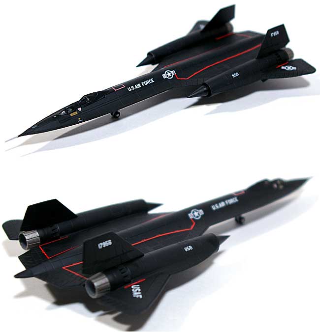 SR-71B ブラックバード アメリカ空軍 第9戦略偵察航空団 ビール空軍基地 (61-7956) 完成品 (ヘルパ herpa Wings （ヘルパ ウイングス） No.552790) 商品画像_1