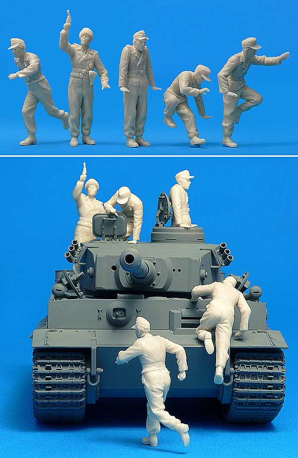 ドイツ 戦車兵セット フランス 1944 プラモデル (ミニアート 1/35 WW2 ミリタリーミニチュア No.35060) 商品画像_3