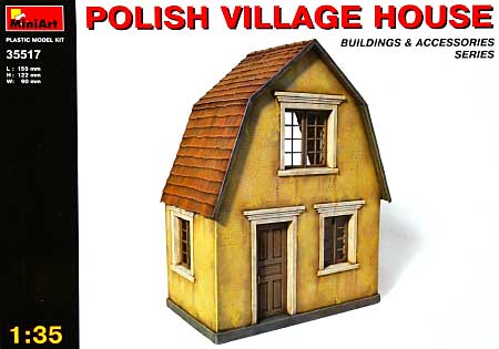 ポーランドの村の家 プラモデル (ミニアート 1/35 ビルディング＆アクセサリー シリーズ No.35517) 商品画像