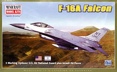 F-16A ファルコン プラモデル (ミニクラフト 1/144 軍用機プラスチックモデルキット No.14598) 商品画像
