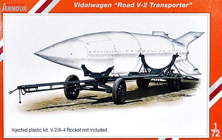 ドイツ V-2 ロケット トランスポータートレーラー プラモデル (スペシャルホビー 1/72 special ARMOUR （スペシャル アーマー） No.SA72009) 商品画像