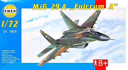 MiG-29A ファルクラム A プラモデル (スメール 1/72 エアクラフト プラモデル No.0828) 商品画像