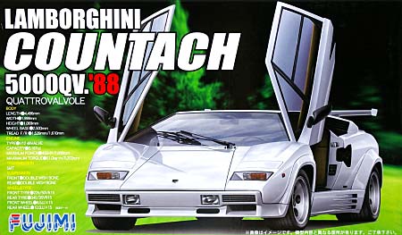 ランボルギーニ カウンタック 5000 クアトロバルボーレ 1988 プラモデル (フジミ 1/24 リアルスポーツカー シリーズ No.078) 商品画像