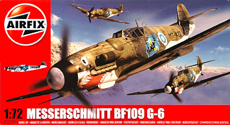 メッサーシュミット Bf109G-6 プラモデル (エアフィックス 1/72 ミリタリーエアクラフト No.A02029) 商品画像