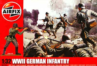 ドイツ軍歩兵セット プラモデル (エアフィックス 1/32 ミリタリー No.02702) 商品画像