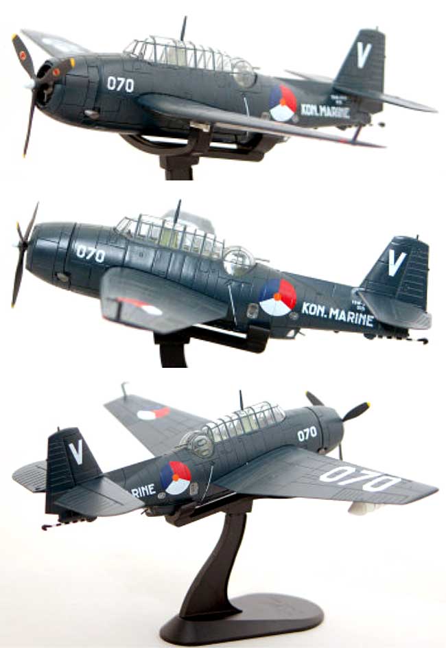 TBM-3E2 アヴェンジャー オランダ海軍 完成品 (ホビーマスター 1/72 エアパワー シリーズ （レシプロ） No.HA1213) 商品画像_2