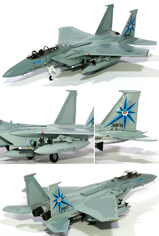 F-15A イーグル アメリカ空軍 第318戦闘要撃飛行隊 25AD ADTAC グリーンドラゴンズ 完成品 (ダロン ウイングド ファイターズ No.CS10010) 商品画像_1