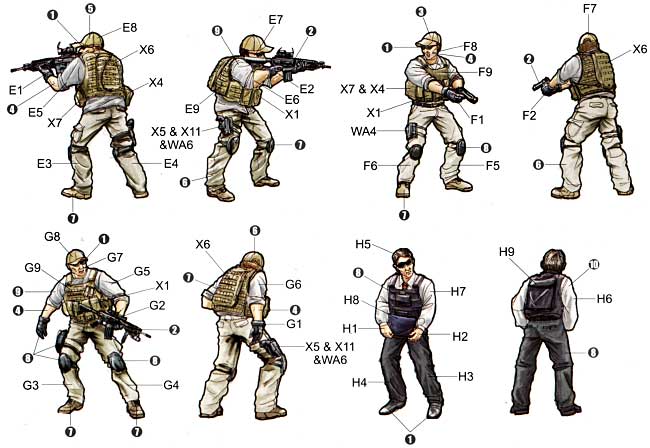 PMC イン イラク 2005 要人警護 1/35 トランペッター