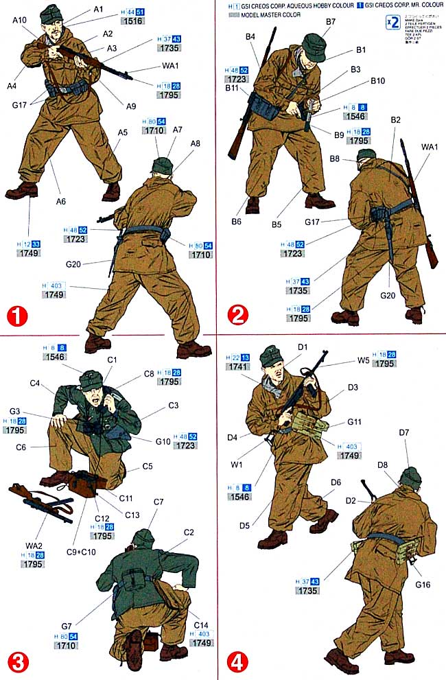 ドイツ山岳兵 グスタフ・ライン防衛戦 1944 プラモデル (ドラゴン 1/35 39-45 Series No.6517) 商品画像_1