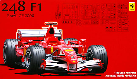 フェラーリ 248F1 2006年 ブラジルGP (スケルトンボディ) プラモデル (フジミ 1/20 GPシリーズ SP （スポット） No.SP006) 商品画像