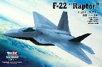 ホビーボス 1/72 エアクラフト プラモデル F-22A ラプター