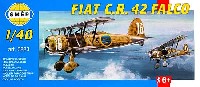 スメール 1/48 エアクラフト プラモデル フィアット C.R.42 ファルコ 複葉戦闘機