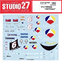 スタジオ27 バイク オリジナルデカール ヤマハ YZR500 ANTENA3 WGP 2000