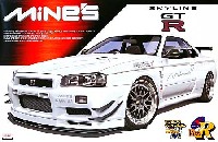 アオシマ 1/24 Sパッケージ・バージョンR マインズ R34 スカイライン GT-R