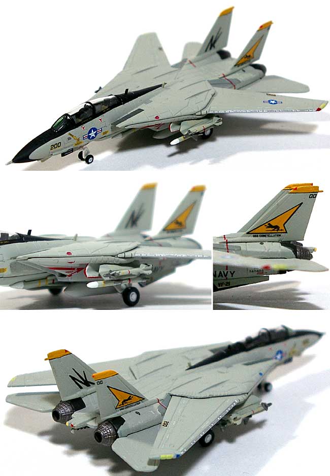 F-14A トムキャット アメリカ海軍 VF-21 フリーランサーズ NK200 CAGバード USS コンステレーション (1984年頃) 完成品 (ホーガンウイングス M-SERIES No.6641) 商品画像_1