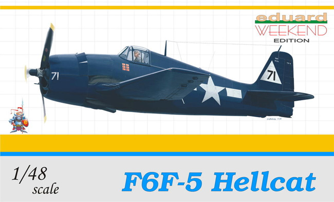F6F-5 ヘルキャット プラモデル (エデュアルド 1/48 ウィークエンド エディション No.8434) 商品画像