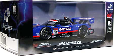 #100 RAYBRIG NSX 2009 ミニカー (Bugzees SUPER GT 2009 シリーズ No.IA526A) 商品画像