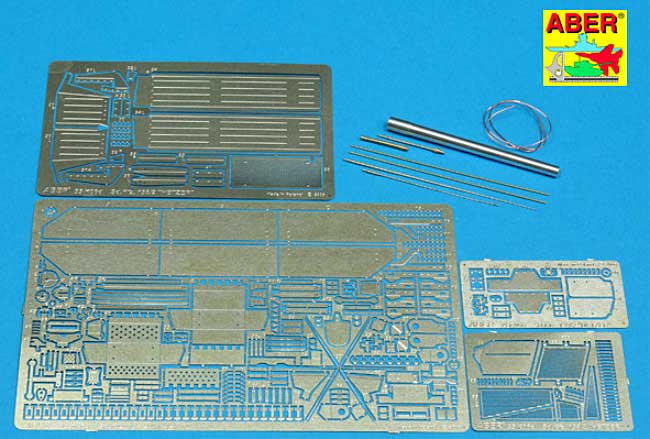 ヘッツァー 駆逐戦車(Sd.Kfz.138/2)用 アップグレードセット (エッチングパーツ & 砲身) エッチング (アベール 1/35 AFV用エッチングパーツ No.35K006) 商品画像_1