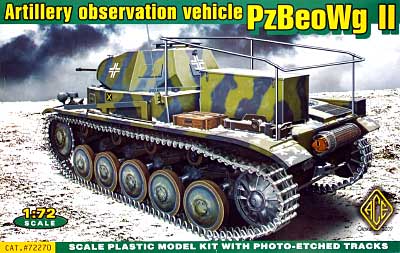 ドイツ 2号C型 砲兵観測用 指揮戦車 (PzBeoWg 2) プラモデル (エース 1/72 ミリタリー No.72270) 商品画像