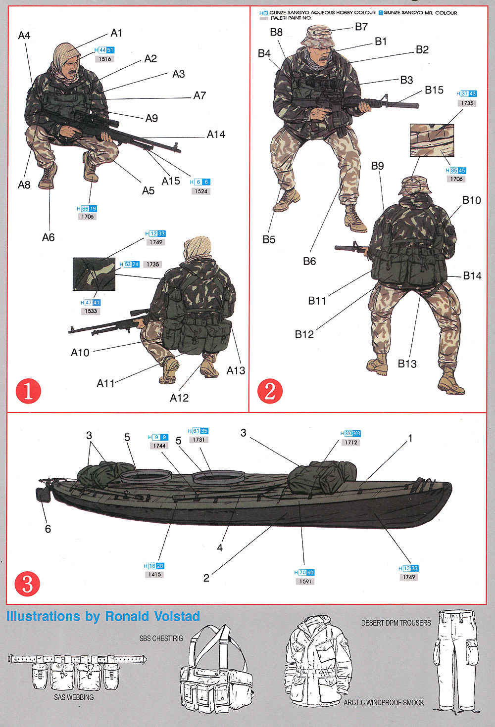 現用イギリス軍 特殊舟艇部隊 SBS w/カヤック プラモデル (ドラゴン 1/35 World's Elite Force Series No.3023) 商品画像_1