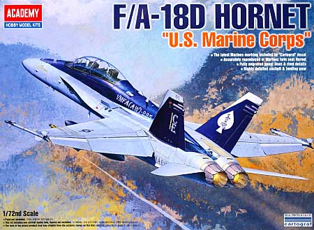 F/A-18D ホーネット U.S. Marine Corps プラモデル (アカデミー 1/72 Scale Aircrafts No.12422) 商品画像